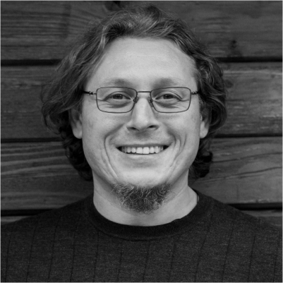 Headshot of Alexandru Gheoghe greyscale